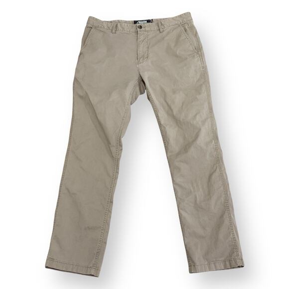 Mountain Khakis Pants Mens 36x32 Beige Khaki Homestead Chino Modern Fit Stretch - Picture 1 of 11